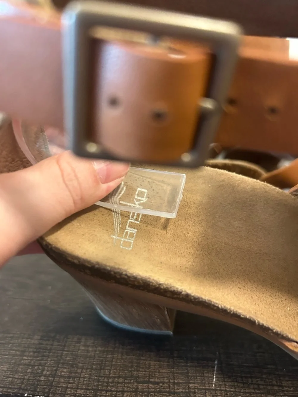 Dansko Dominique T-Strap Heeled Sandals